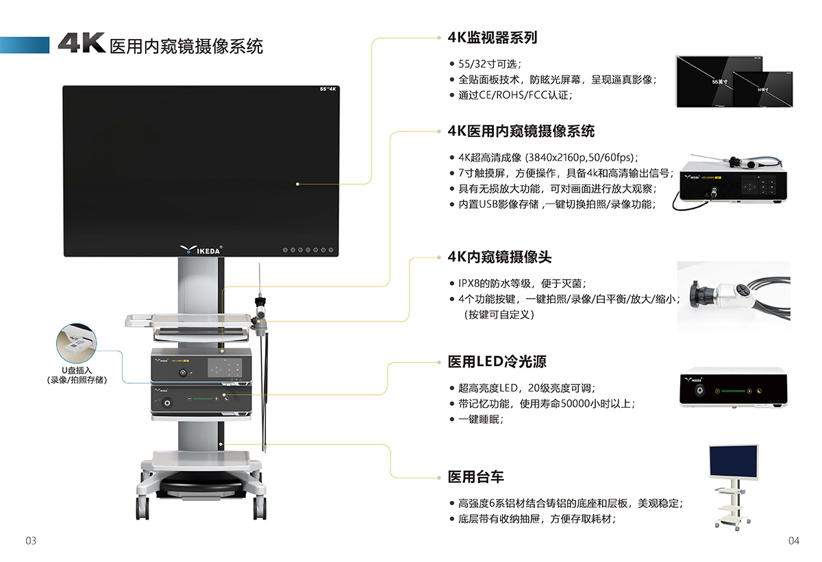 益柯達(dá)超高清4K醫(yī)用內(nèi)窺鏡攝像系統(tǒng)的優(yōu)勢(shì)有哪些？